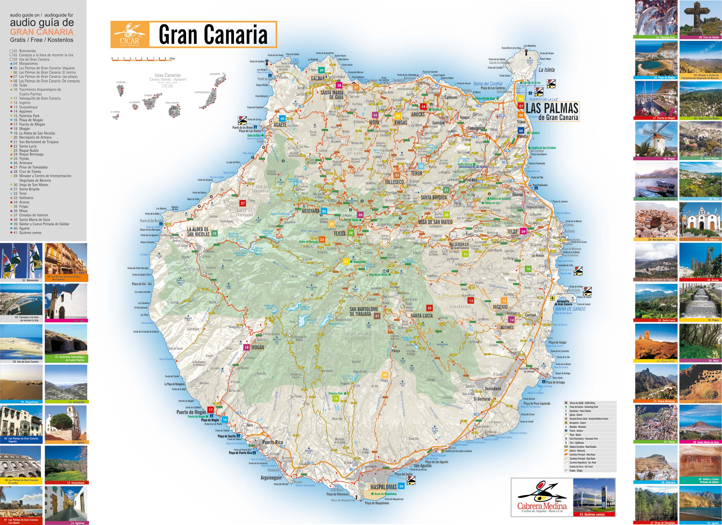 Mapa-alquiler-coches Gran-Canaria - España
